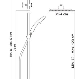 Conjunto de ducha mod. LIN cromo - Imagen 2
